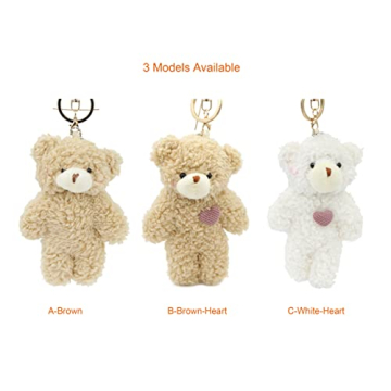 Zitokin Bear Plush Keychain for Kids 5 Inch Stuffed Toy
