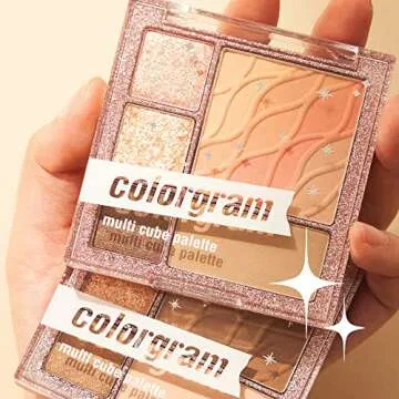 COLORGRAM Multi Cube Palette for Vibrant Eye Makeup