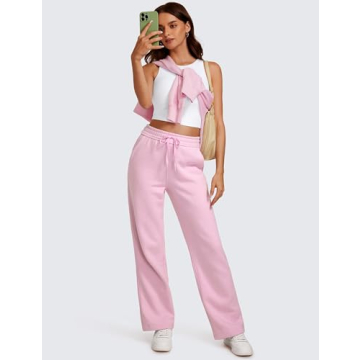 Cozy CRZ Yoga Fleece Lined Sweatpants for Women