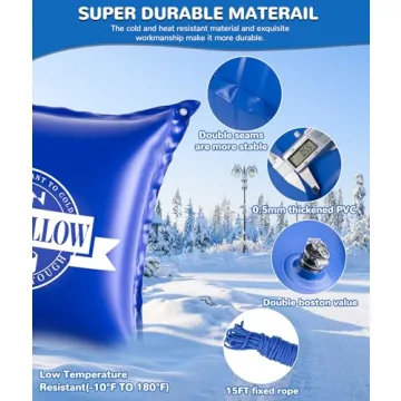 EPN 5x5 Ft Pool Pillow for Ultimate Winter Pool Protection