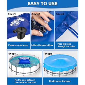 EPN 5x5 Ft Pool Pillow for Ultimate Winter Pool Protection