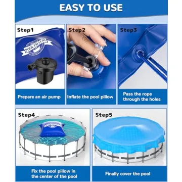 EPN 5x5 Ft Pool Pillow for Ultimate Winter Pool Protection