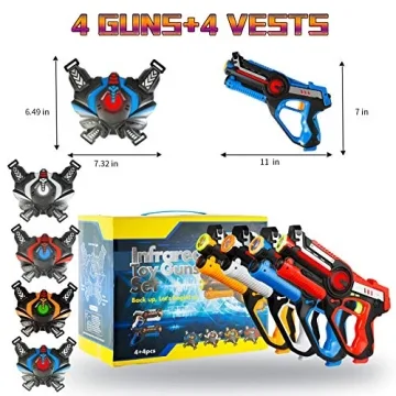 HISTOYE Laser Tag Guns Set - Safe Infrared Fun for Kids