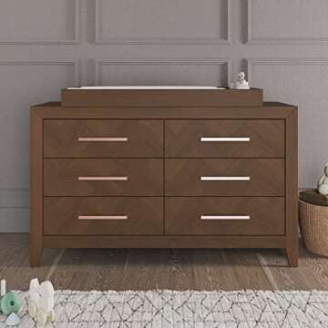 Child Craft Kieran Changing Table Topper, Convert Dresser into a Changing Table Surface, Securely At...