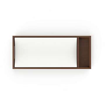 Child Craft Kieran Changing Table Topper, Convert Dresser into a Changing Table Surface, Securely Attaches, Non-Toxic, Baby Safe Finish (Toasted Chestnut)