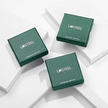 Ursteel Layered Initial Necklace for Women in Gold