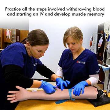 Realistic Phlebotomy Practice Kit for Confident Medical Training