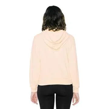 American Apparel Women's French Terry Mid-Length Long Sleeve Hoodie