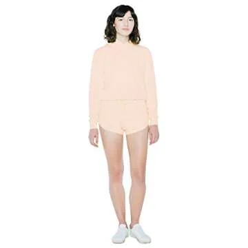 American Apparel Women's French Terry Mid-Length Long Sleeve Hoodie