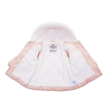 Stylish Water-Resistant Puffer Jacket for Baby Girls