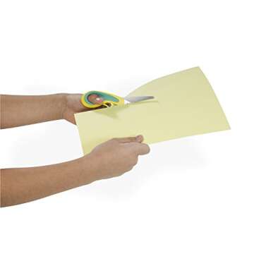 Ergonomic Left-Handed Children's Scissors for Crafts
