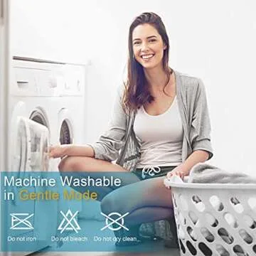 HYLEORY King Mattress Pad Quilted Fitted Mattress Protector Cooling Pillow Top Mattress Cover Breathable Fluffy Soft Mattress Topper with 8-21" Deep Pocket