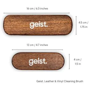 Geist Leather & Upholstery Cleaning Brush for Car and Home