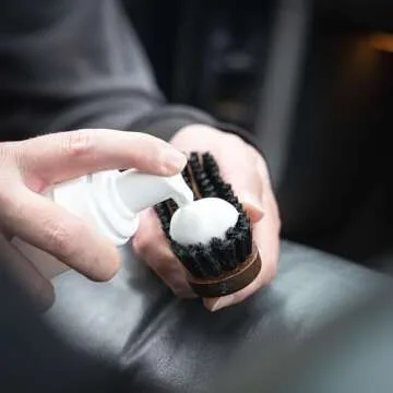 Geist Leather & Upholstery Cleaning Brush for Car and Home