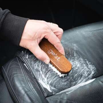 Geist Leather & Upholstery Cleaning Brush for Car and Home