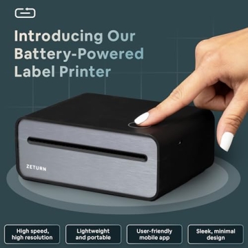 Compact Wireless Shipping Label Printer for Easy Returns