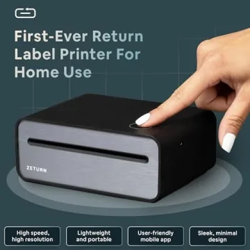 Compact Wireless Shipping Label Printer for Easy Returns