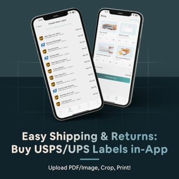 Compact Wireless Shipping Label Printer for Easy Returns
