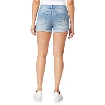 WallFlower Women's Ultra Soft Denim Shorts for Summer Bliss