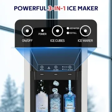 3 in 1 Water Dispenser & Nugget Ice Maker