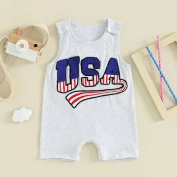 FIOMVA Baby Boys Girls Cotton Romper Jumpsuit Outfit