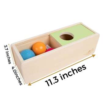 Leticia's Corner Montessori Object Permanence Box for Babies