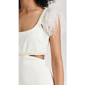 LIKELY Women's Mini Taliah Dress, White, 14