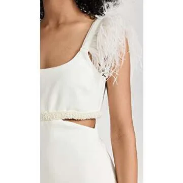 LIKELY Women's Mini Taliah Dress, White, 14