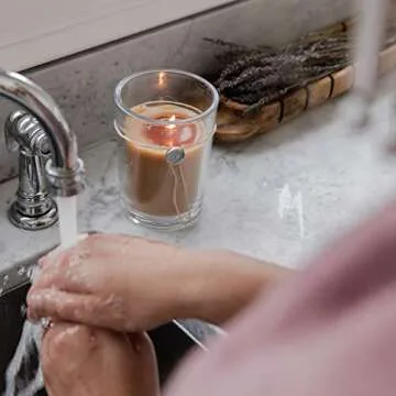 Votivo Saint Germain Lavender 6.8 oz Aromatic Candle | Soy Wax Blend | Luxury Glass Jar Scented Candle & Box | Candles for Home Scented | Candle Gifts | Long Burning & Highly Scented