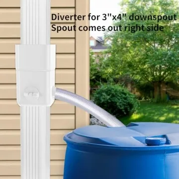 Eco-Friendly Prestantious Downspout Diverter for Rain Barrels
