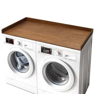 GASHELL Washer Dryer Countertop, 27.5" x 54" Bamboo Washer and Dryer Countertop for Laundry Room Org...