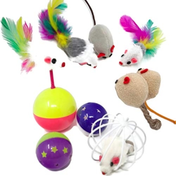 Youngever 24 Cat Toy Assortment - Interactive Fun for Cats