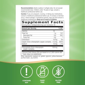 Nature's Way Chlorofresh Detox Softgels for Skin & Freshness