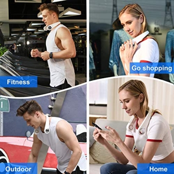 ITHKY Portable Neck Fan Cool Summer Companion 3 Speeds