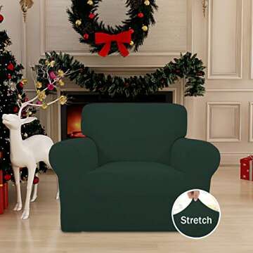 Easy-Going Stretch Chair Sofa Slipcover 1-Piece Couch Sofa Cover Furniture Protector Soft with Elast...