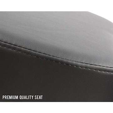 Ergonomic Kneeling Chair, Adjustable Stool for Home and Office - Improve Your Posture with an Angled Seat - Thick Comfortable Moulded Foam Cushions - Brake Casters