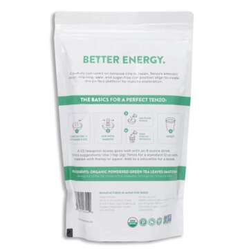 Tenzo Matcha Green Tea Powder | USDA Organic Ceremonial Grade – Paleo, Kosher, Vegan – Authentic...