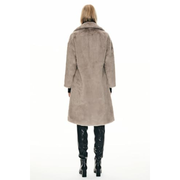 Orolay Women's Cozy Faux Fur Shearling Winter Jacket