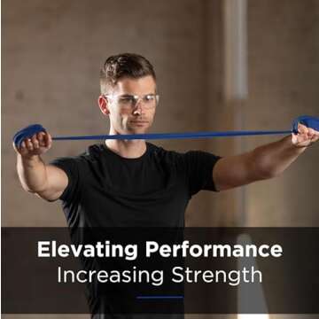 THERABAND Resistance Bands, 6 Yard Roll Professional Latex Elastic Band For Upper & Lower Body, Core Exercise, Physical Therapy, Pilates, Home Workouts, Rehab, Blue, Extra Heavy, Intermediate Level 2