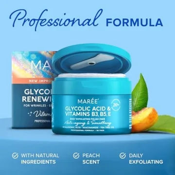 MAREE Glycolic Acid Pads for Face Exfoliation & Radiance