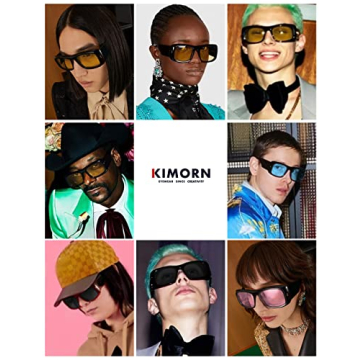 KIMORN Retro Sunglasses - Trendy Vintage UV400 Eyewear
