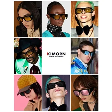 KIMORN Retro Sunglasses - Trendy Vintage UV400 Eyewear
