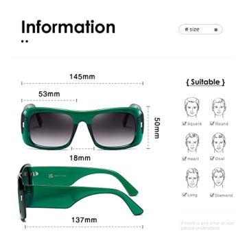 KIMORN Retro Sunglasses - Trendy Vintage UV400 Eyewear