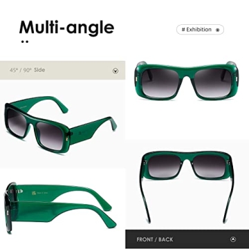 KIMORN Retro Sunglasses - Trendy Vintage UV400 Eyewear