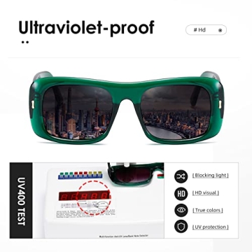 KIMORN Retro Sunglasses - Trendy Vintage UV400 Eyewear