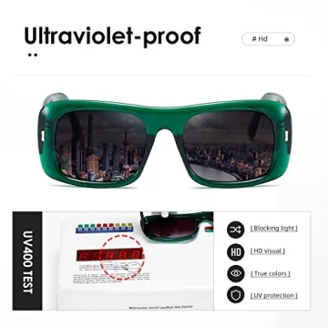 KIMORN Retro Sunglasses - Trendy Vintage UV400 Eyewear