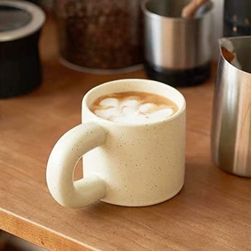 Charming 12 oz Ceramic Coffee Mug with Unique Design