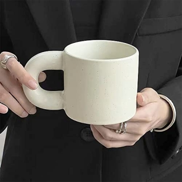 Charming 12 oz Ceramic Coffee Mug with Unique Design