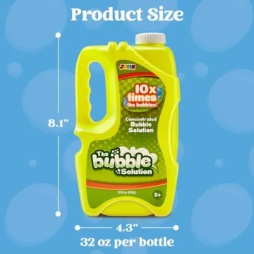 JOYIN 32 oz Bubble Solution Refills for Endless Fun