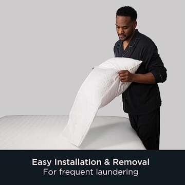 Allerease Platinum Zippered Allergy Defense Particles Proof Machine Washable Pillow Protector- King